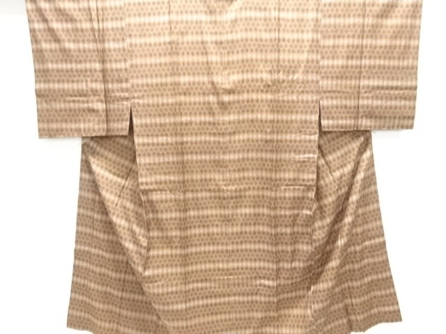 JAPANESE KIMONO / ANTIQUE MENS JUBAN / SILK / FLORAL KIKKO